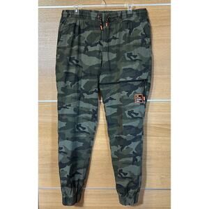Ecko unltd Men’s Sz 3XL green camo cargo pants joggers skater
